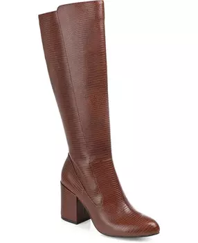Женские широкие ботинки до икры Tavia Journee Collection, коричневый