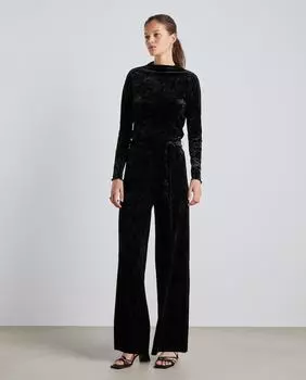 Женские широкие брюки цвета мартеля Easy Wear, черный