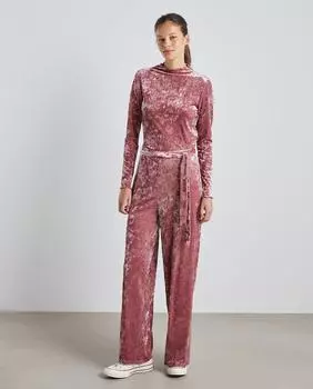 Женские широкие брюки цвета мартеля Easy Wear, розовый