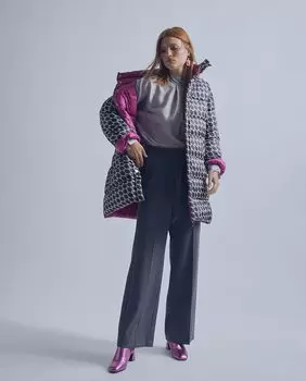 Женские широкие брюки-палаццо с боковыми карманами Lola Casademunt, серый