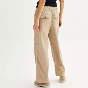 Женские широкие брюки Sonoma Goods For Life с эластичной резинкой на талии Sonoma Goods For Life