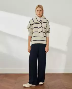 Женские широкие брюки Southern Cotton, синий индиго