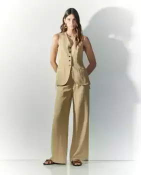 Женские широкие брюки Tintoretto, зеленый