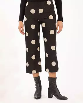 Женские широкие брюки трикотажной вязки Anna Mora, мультиколор