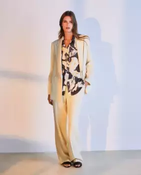 Женские широкие брюки Woman El Corte Ingls, светло-желтый