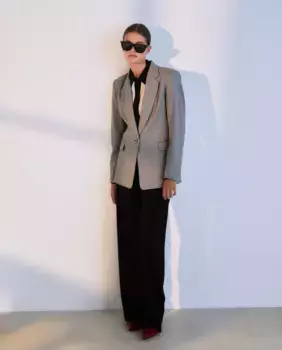 Женские широкие и струящиеся брюки Woman El Corte Ingls, черный