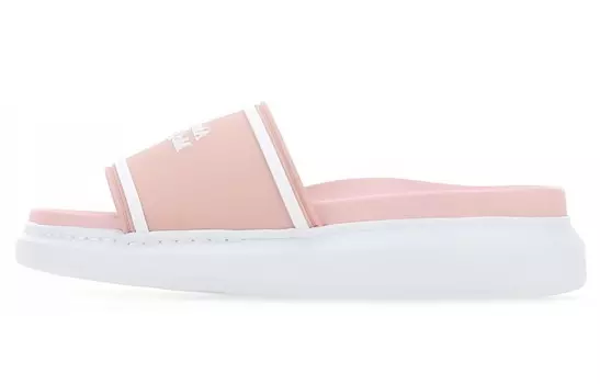 Женские шлепанцы Alexander Mcqueen. розовый