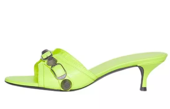 Шлепанцы женские Balenciaga Arena, зеленый