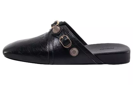 Шлепанцы женские Balenciaga Cagole Closed, черный