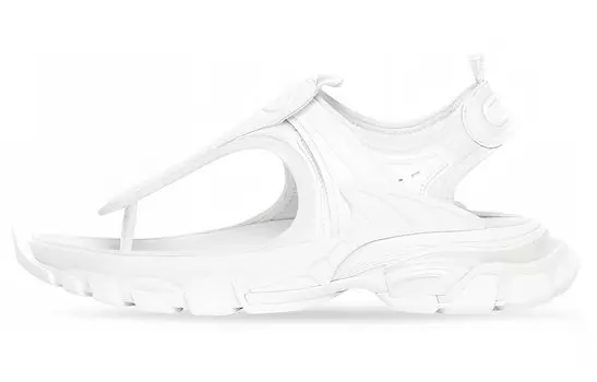 Сандалии пляжные Balenciaga Track Thong, белый