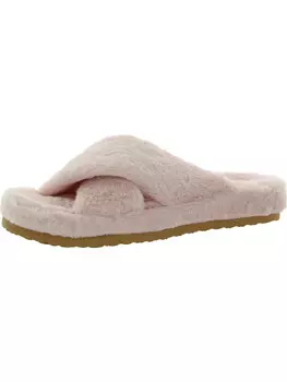 Женские шлепанцы без шнуровки Franz из искусственного меха Steve Madden, розовый