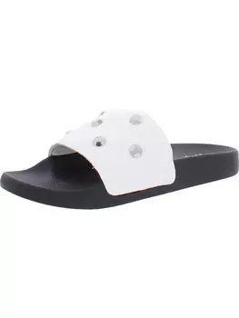 Женские шлепанцы без шнуровки Peymin на плоской подошве INC, белый