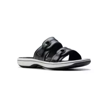 Женские шлепанцы Breeze Maye Cloudstepper Clarks, черный