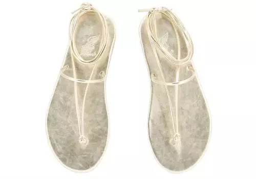 Женские шлепанцы Chordi цвета платины Ancient Greek Sandals, цвет platinum