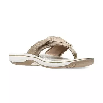 Женские шлепанцы Clarks Breeze Sea Cloudstepper, цвет Taupe