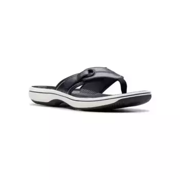 Женские шлепанцы Cloudsteppers Breeze Reyna Clarks, черный