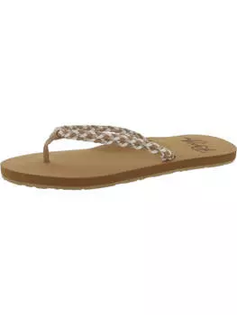 Женские шлепанцы Costas Flat Round Toe Roxy, цвет tan
