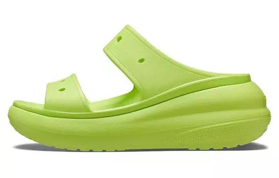 Шлепанцы и сланцы Crocs Crush Sandal 'Limeade' Women's