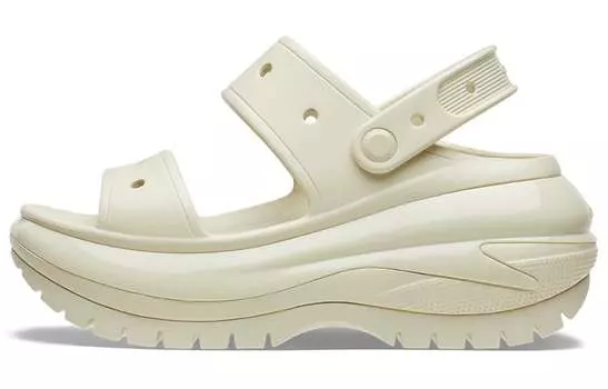 Сандалии Crocs Mega Crush Sandal Bone Women's