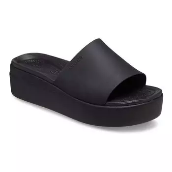 Женские шлепанцы Crocs Brooklyn, черный