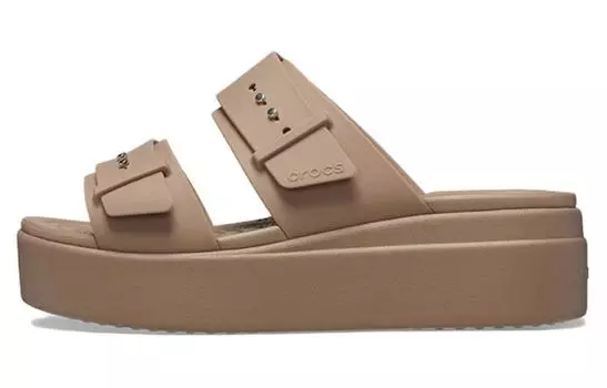Женские шлепанцы Crocs, Khaki