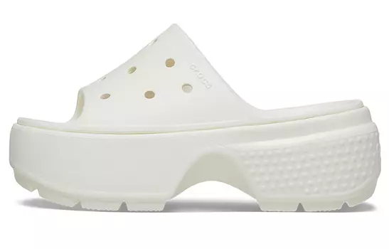 Женские шлепанцы Crocs, White