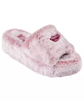 Женские шлепанцы Diane von Furstenberg DVF Cosy на танкетке Love Notes от Finish Line Skechers, розовый