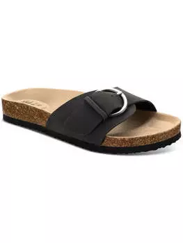 Женские шлепанцы Elisaa из искусственной кожи со стелькой Style & Co., черный