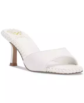 Женские шлепанцы Emmla с плетеной отделкой Vince Camuto, белый