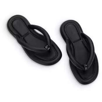 Женские шлепанцы Flip Free Flat Slip On Melissa, черный/бежевый