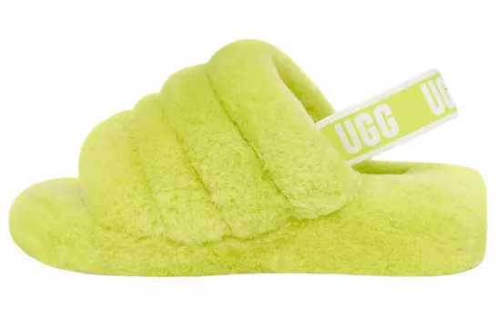 Женские шлепанцы Fluff Yeah Slide 'Key Lime' Ugg