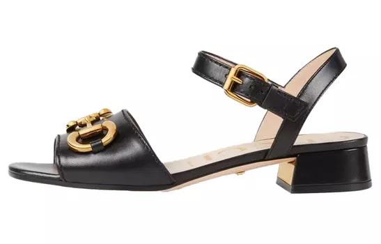Сандалии женские Gucci Horsebit, черный