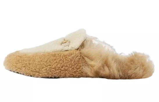 Шлепанцы женские Gucci Princetown, бежевый