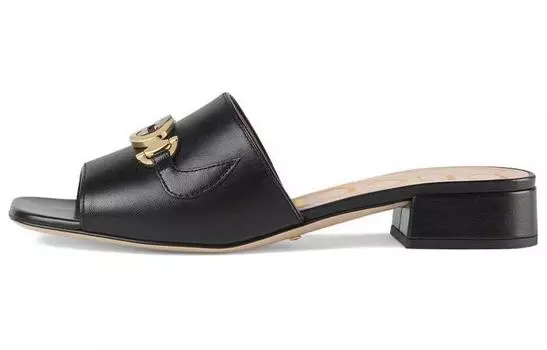Шлепанцы женские Gucci Zumi, черный
