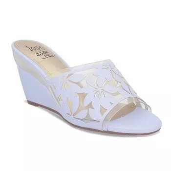 Женские шлепанцы Impo Vasha с цветочным рисунком из пены с эффектом памяти, цвет Wisteria