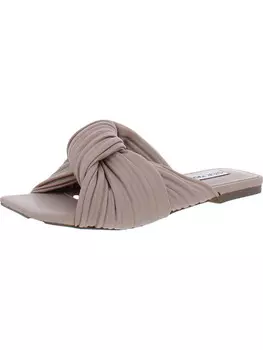 Женские шлепанцы из искусственной кожи с узлом Mentor Steve Madden, цвет Taupe