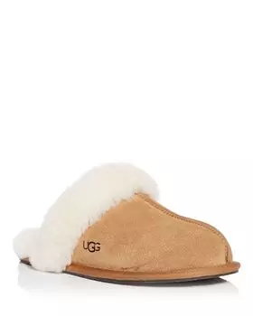 Женские шлепанцы из овчины Scuffette без задника UGG