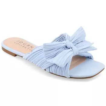 Женские шлепанцы из пеноматериала Journee Collection Serlina Tru Comfort Foam, цвет Light Blue
