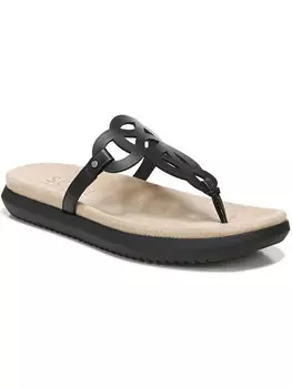Женские шлепанцы Janice из искусственной кожи со стрингами SOUL Naturalizer, черный