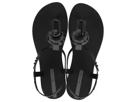 Женские шлепанцы класса Ipanema мраморные босоножки fem IPANEMA, чёрный