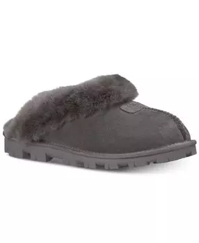 Женские шлепанцы-кокетки UGG, серый