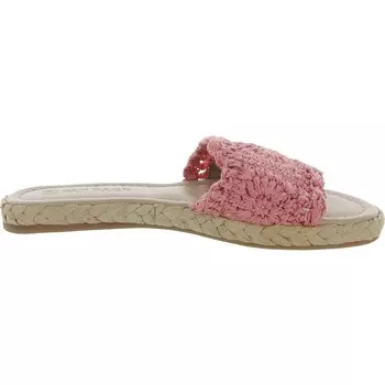 Женские шлепанцы крючком Cate FatFace, коралл