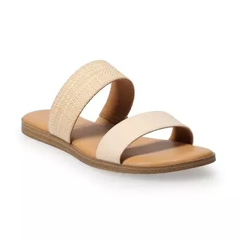 Женские шлепанцы LC Lauren Conrad Sunstone, цвет Natural