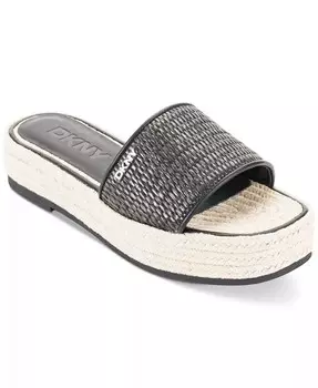 Женские шлепанцы на платформе Fiorella DKNY, черный