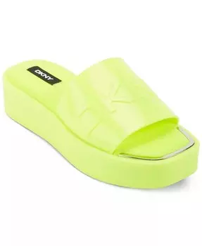 Женские шлепанцы на платформе Laren DKNY, желтый