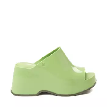 Женские шлепанцы на платформе Melissa Patty, зеленый