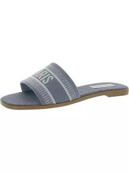 Женские шлепанцы на плоской подошве Knox с квадратным носком Steve Madden, цвет Denim Multi