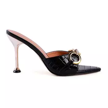 Женские шлепанцы на высоком каблуке с пряжками London Rag Drippin Hot London Rag, белый