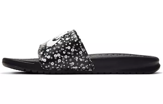 Шлепанцы и сланцы Nike Benassi Jdi Floral Slide 'Black' Women's