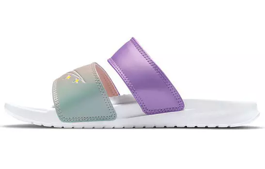 Шлепанцы и сланцы Nike Benassi Duo Ultra Slide 'Purple Star' Women's